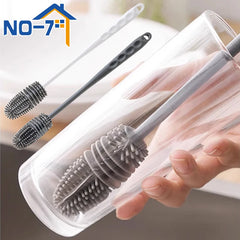 Bottles Brush Silicone Baby Bottles Clean Brush Long Cleaning Brush Cup Brush for Scrubbing Useful Cleaning