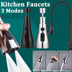 3in1 Faucet Sprayer Pull Out Kitchen  Leakproof 360 Degree Ajustable Sink Tap Basin Replacement Spray head